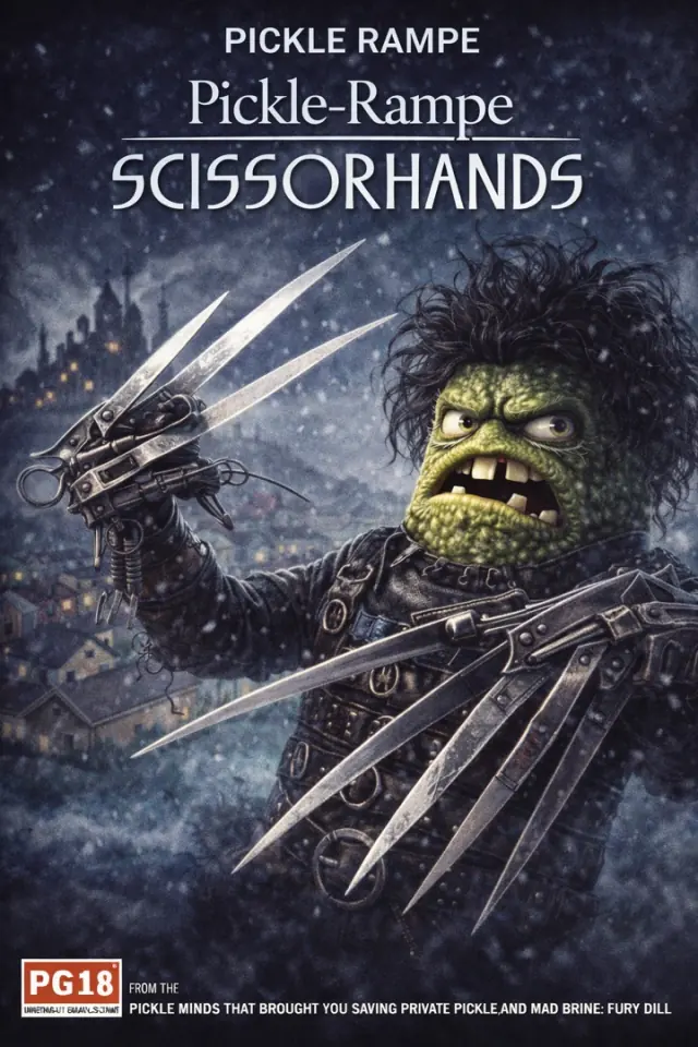 Pickle-Rampe Scissorhands (1990) poster